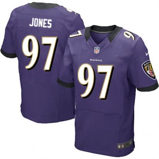 2012 NEW NFL Baltimore Ravens 97 Arthur Jone Purple Jerseys (Elite)