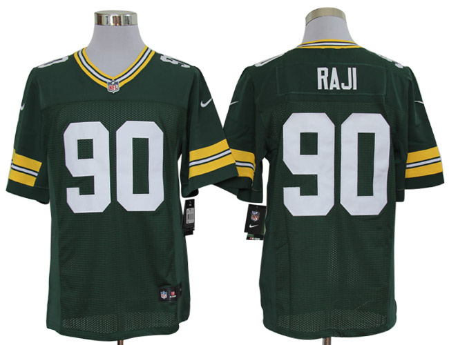 2012 NEW NFL Green Bay Packers #90 B.J. Raji Green jerseys ( Elite )