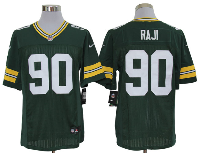 2012 NEW NFL Green Bay Packers 90 B.J. Raji Green Jerseys (Limited)