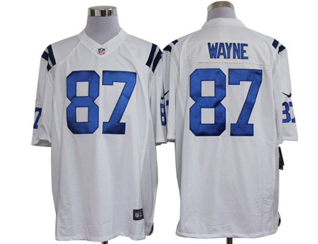 2012 NEW NFL Indianapolis Colts 87 Reggie Wayne White Jerseys (Limited)