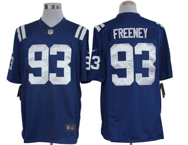 2012 NEW NFL Indianapolis Colts 93 Dwight Freeney blue Jerseys (Limited)