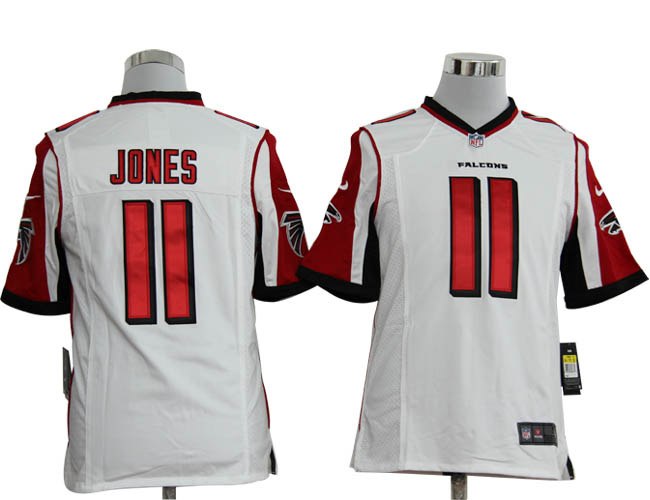 2012 NEW NFL Atlanta Falcons 11 Julio Jones White Jerseys (Game)