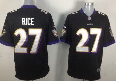 2012 NEW NFL Baltimore Ravens 27 Ray Rice Black Jerseys (Game)