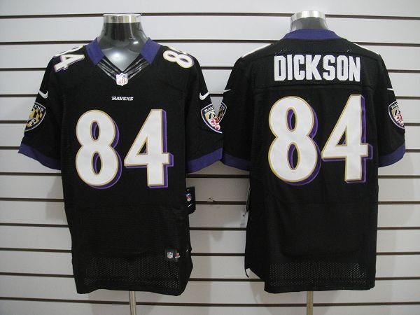 2012 NEW NFL Baltimore Ravens 84 Dickson Black Jersey(Elite)
