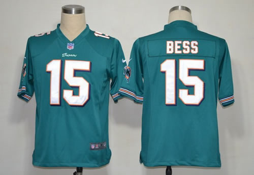 2012 NEW NFL Miami Dolphins 15 Davone Bess Green Jerseys (Game)