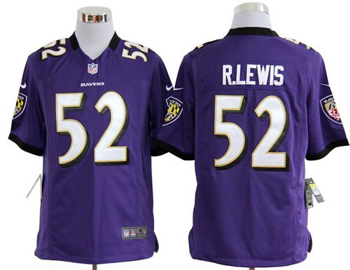 2012 nfl baltimore ravens 52 ray lewis purple jerseys (game)
