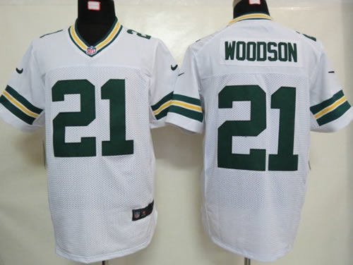 2012 NEW nfl green bay packers 21 charles woodson white jerseys (elite)
