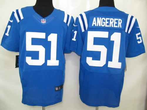 2012 NEW nfl indianapolis colts 51 pat angerer blue jerseys (elite)