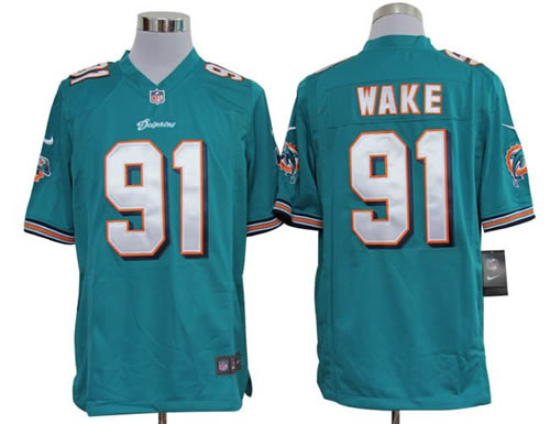 2012 NEW nfl miami dolphins 91cameron wake green jerseys (game)