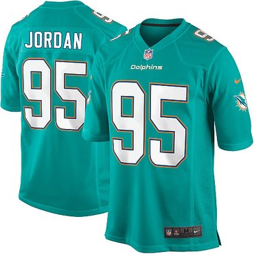 2013 NFL NEW Miami Dolphins 95 Dion Jordan Green Jerseys(Game)