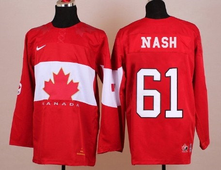 2014 Olympics Canada #1 Roberto Luongo Red Jersey 1