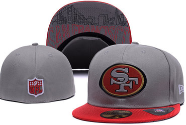 2015 NFL 49ers Fitted hat Gray