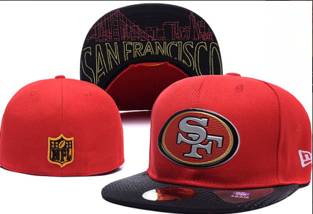 2015 NFL 49ers Fitted hat red