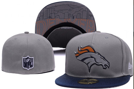 2015 NFL Denver Broncos Gray fitted hat