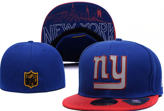 2015 NFL New york Giants fitted hat blue
