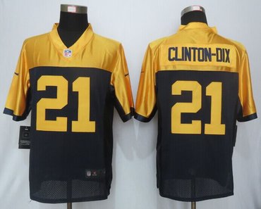 2015 New Green Bay Packers #21 Ha Ha Clinton-Dix Navy Blue Alternate Limited Jersey