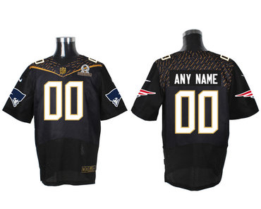 2016 Nike NFL New England Patriots PRO BOWL Black Elite Jersey