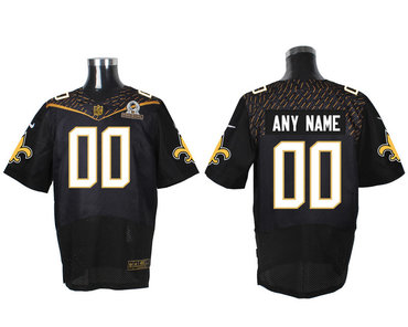 2016 Nike NFL New Orleans Saints PRO BOWL Black Elite Jersey