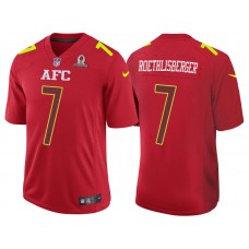 2017 Pro Bowl AFC Ben Roethlisberger Red Game Jersey