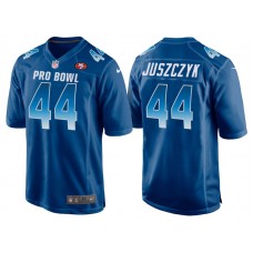 2018 Pro Bowl NFC San Francisco 49ers #44 Kyle Juszczyk Royal Game Jersey