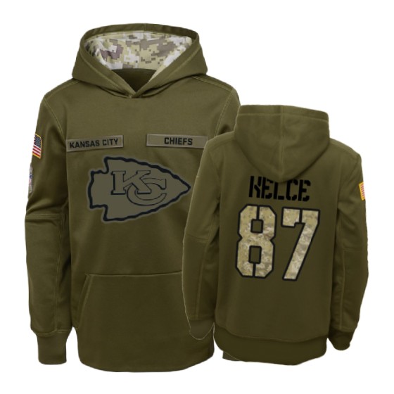 2018 salute to service travis kelce youth hoodie