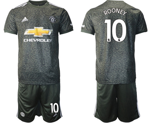 2020-21 Manchester United 10 ROONEY Away Soccer Jersey