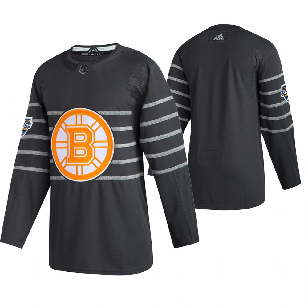 2020 NHL All-Star Game Boston Bruins Gray Authentic Men's Jersey Stitched