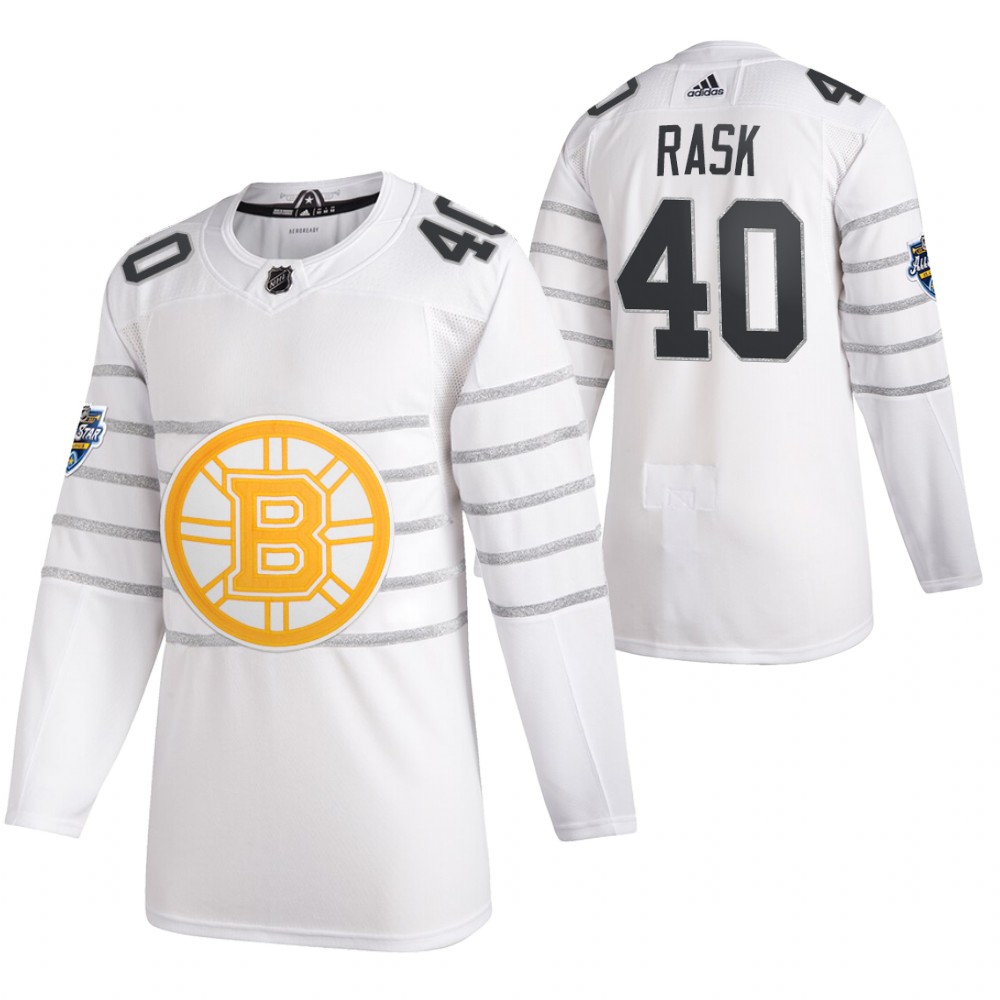 2020 NHL All-Star Game Boston Bruins Tuukka Rask White Authentic Men's Jersey