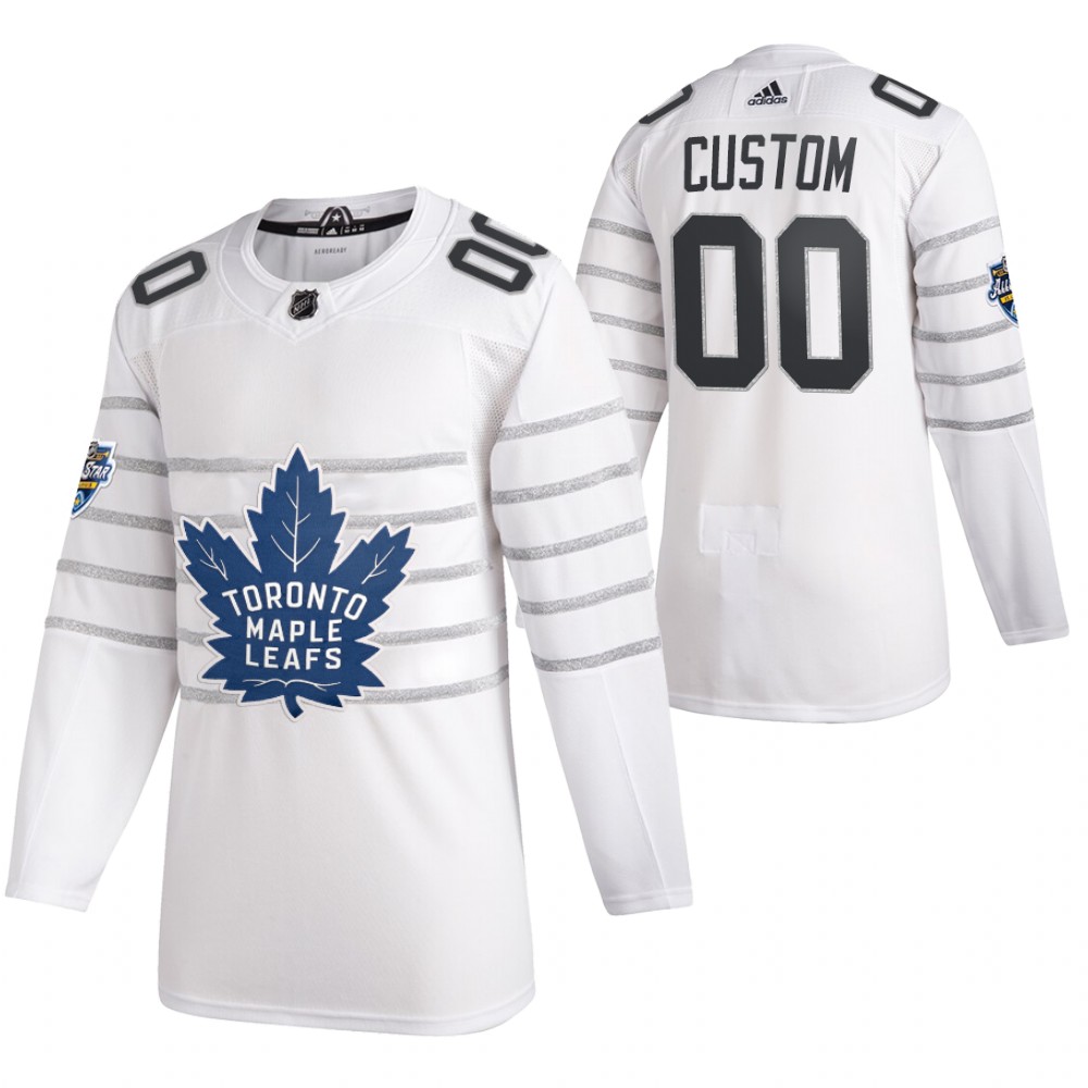 2020 NHL All-Star Game Toronto Maple Leafs Custom White Authentic Men's Jersey