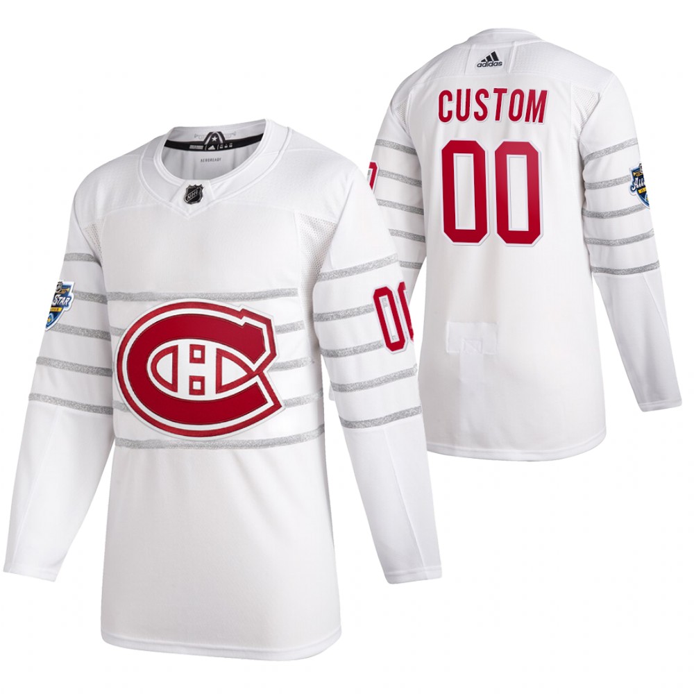 2020 NHL All-Star Game Vancouver Canucks Custom White Authentic Men's Jersey