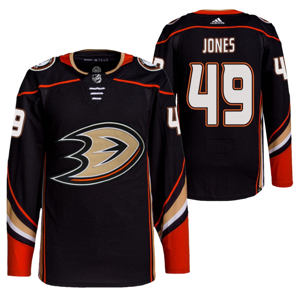2021-22 Anaheim Ducks Max Jones Black Home Authentic Primegreen Jersey