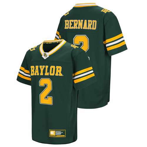 2021-22 Baylor Bears Terrel Bernard College Football Green Jersey Classic
