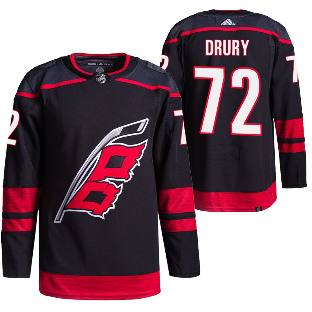 2021-22 Carolina Hurricanes Jack Drury Black Alternate Authentic Primegreen Jersey