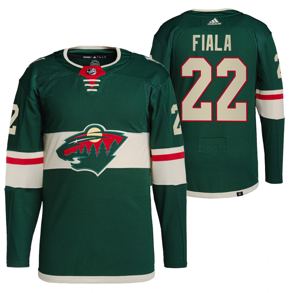 2021-22 Minnesota Wild Kevin Fiala Green Primegreen Authentic Pro Home Jersey
