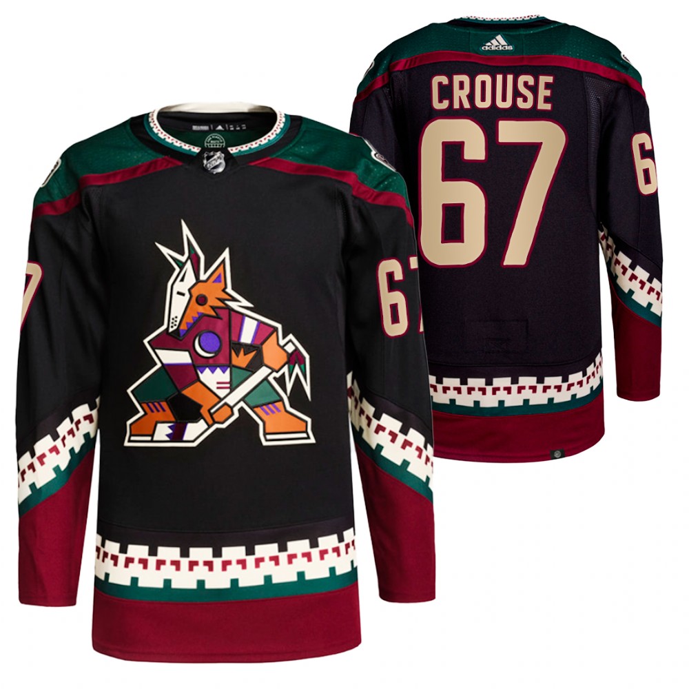 2021-22 Primegreen Authentic Arizona Coyotes Lawson Crouse Black Home Jersey