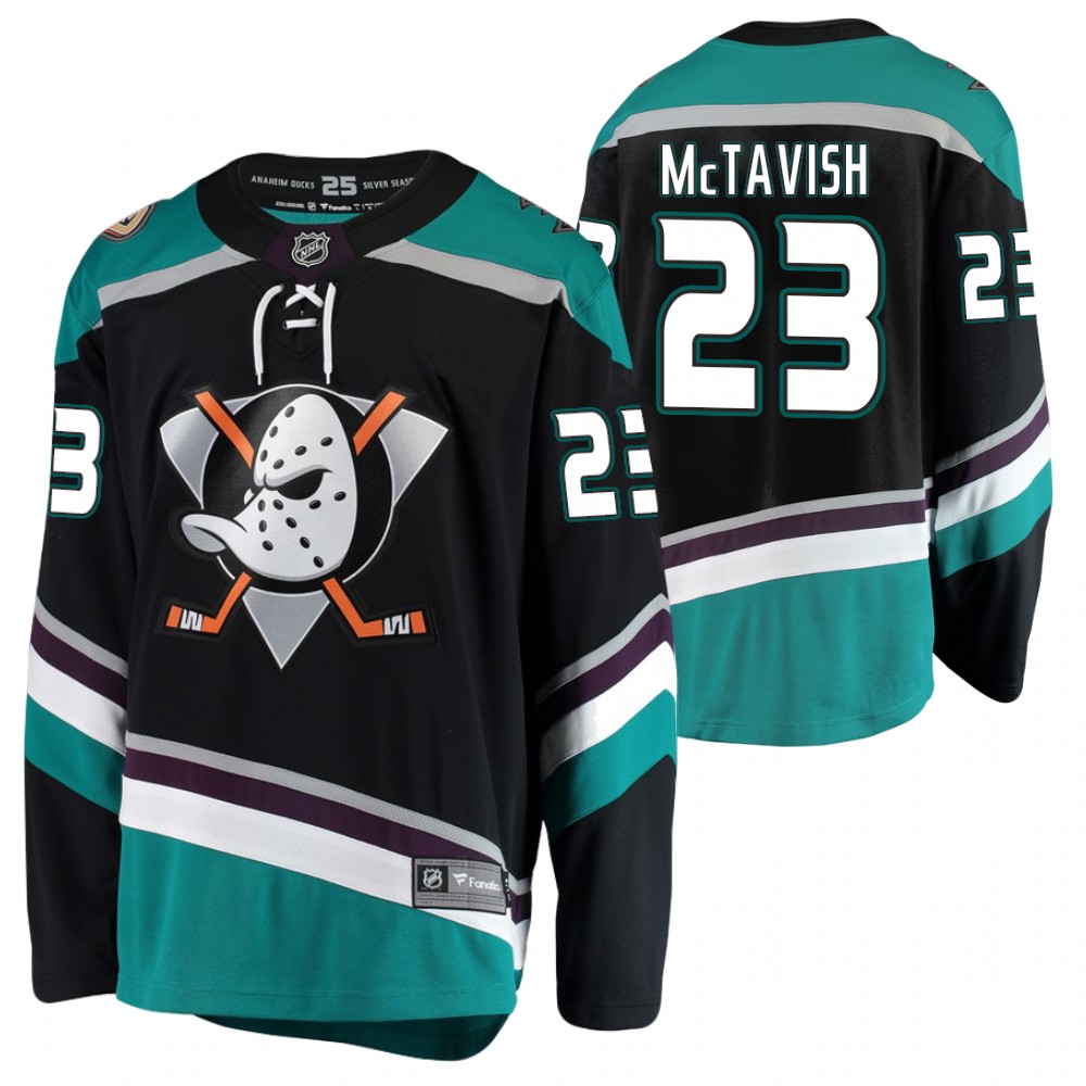 2021 NHL Draft Ducks Mason McTavish Black Jersey Alternate