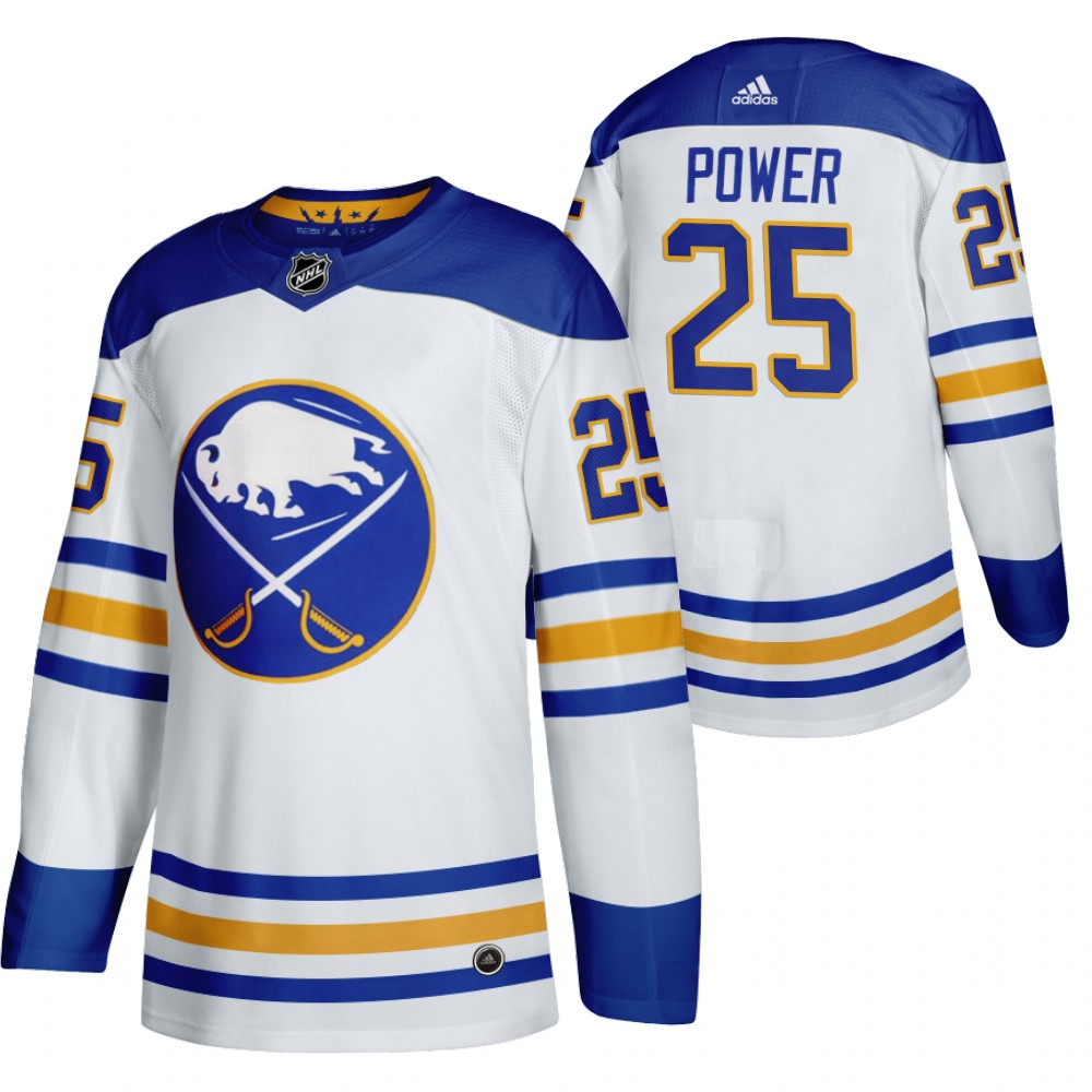2021 NHL Draft No.1 Sabres Owen Power White Authentic Jersey