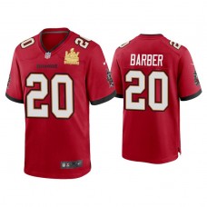 2021 Tampa Bay Buccaneers #20 Ronde Barber Red Super Bowl LIV Champions Red Game Jersey