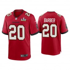 2021 Tampa Bay Buccaneers #20 Ronde Barber Red Super Bowl LIV Red Game Jersey