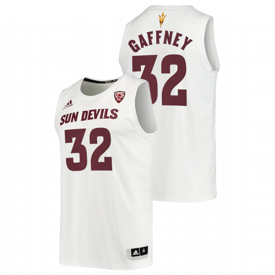 2022-23 Arizona State Sun Devils Alonzo Gaffney College Basketball White Jersey Men