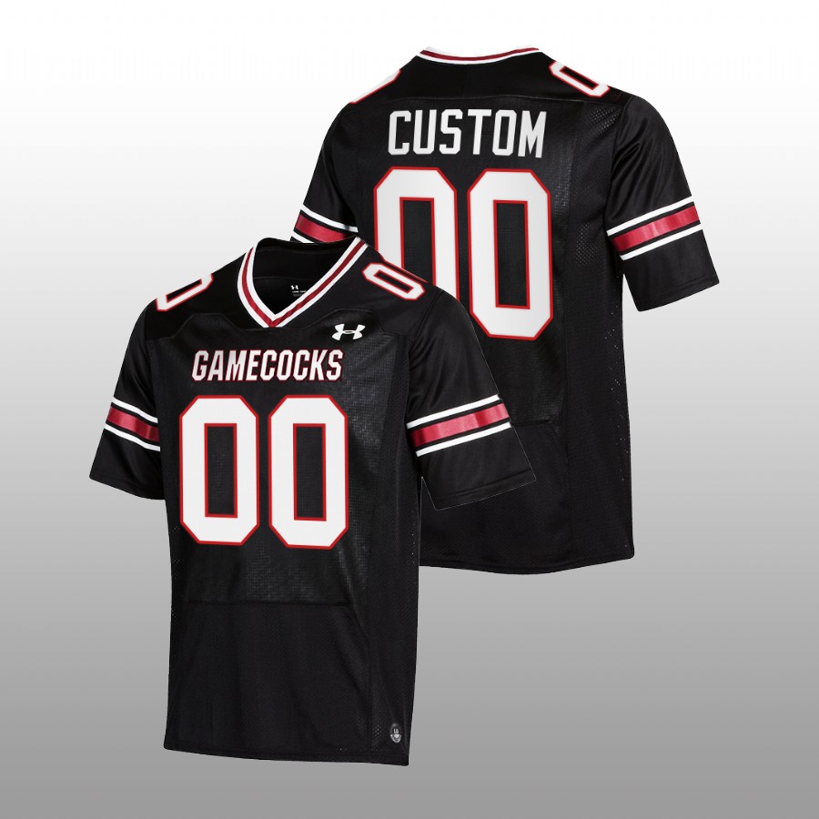 2022 23 south carolina gamecocks custom black college football nil replica jersey