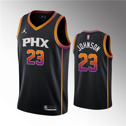 Phoenix Suns Cameron Johnson Black Swingman stitched Jersey #23