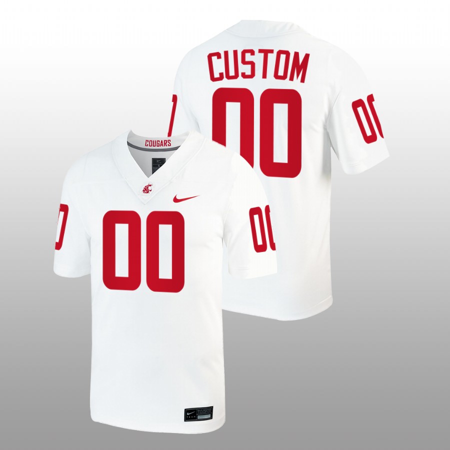 2022 23 washington state cougars custom white college football men jersey