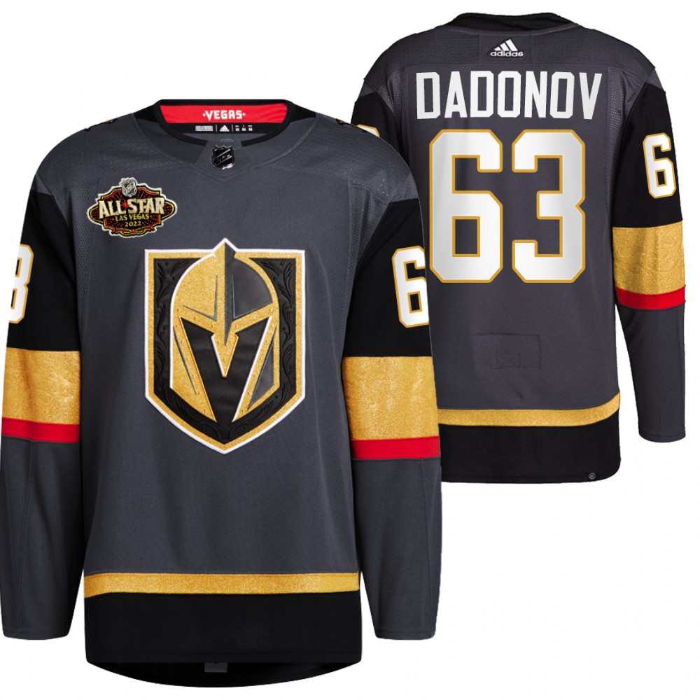 2022 All-Star Vegas Golden Knights Evgenii Dadonov Black Alternate Primegreen Jersey
