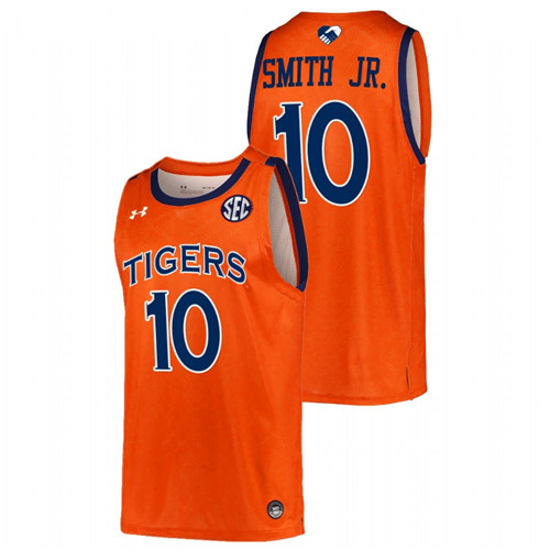 2022 Auburn Tigers Jabari Smith Jr. College Basketball Orange Unite As One Jersey Men