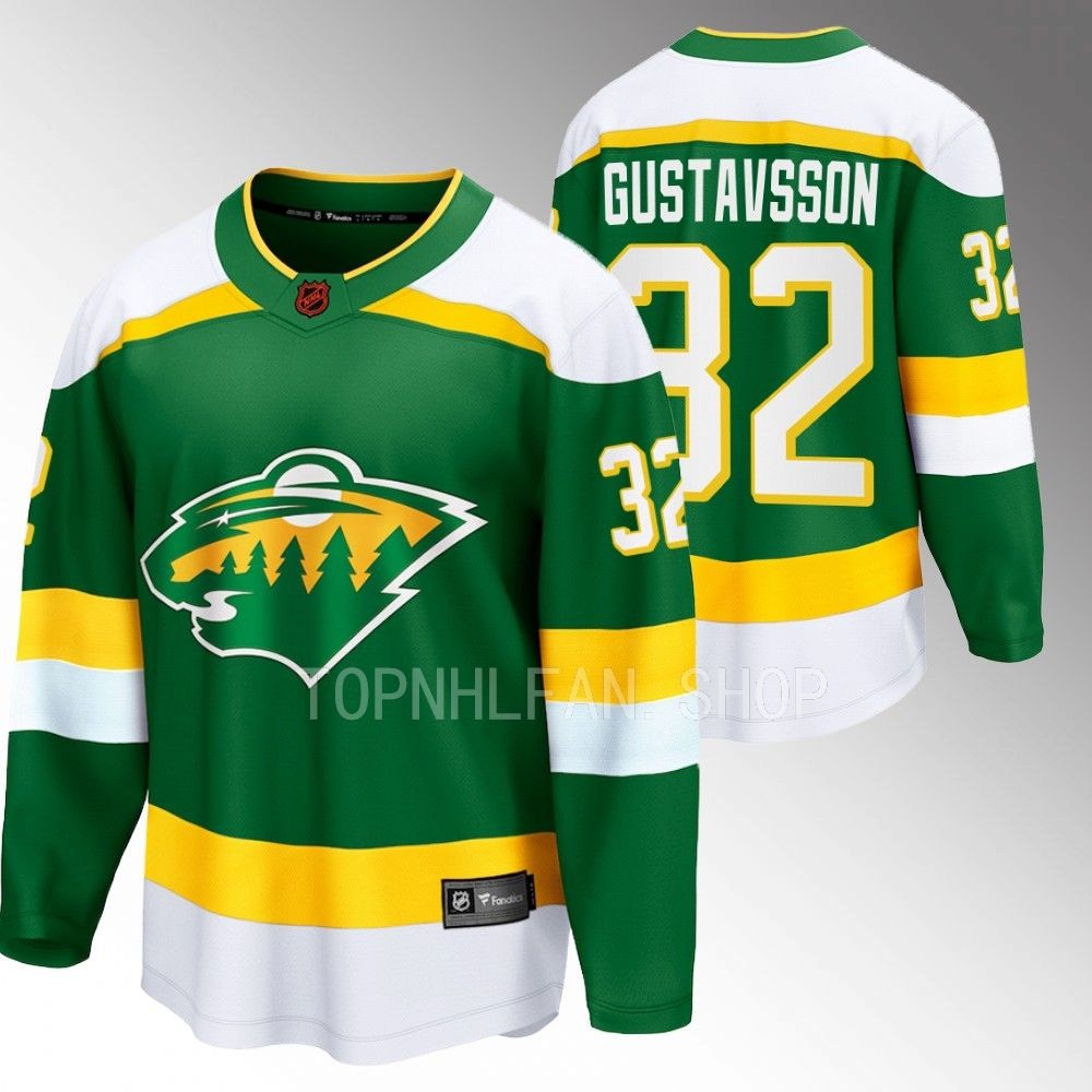 2022 Minnesota Wild Filip Gustavsson Special Edition 2.0 Green Breakaway Jersey