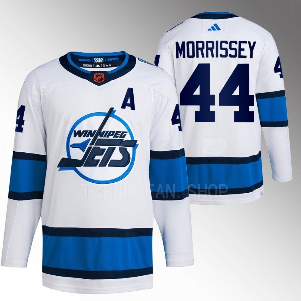 2022 Winnipeg Jets Josh Morrissey Reverse Retro 2.0 White Authentic Primegreen Jersey