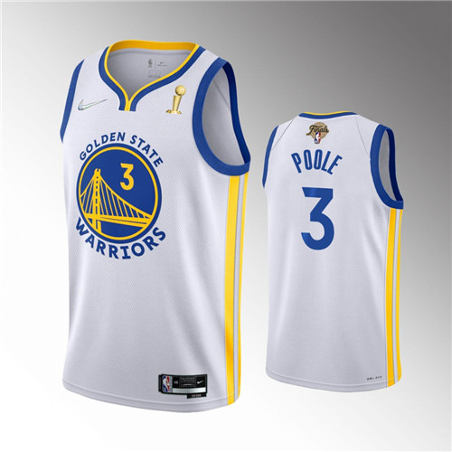 2022 nba finals champions golden state warriors white association jersey 