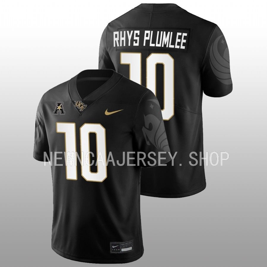 2022 ucf knights john rhys plumlee black college football game jersey