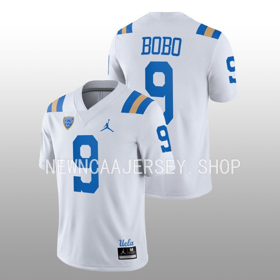 2022 ucla bruins jake bobo white game football jersey